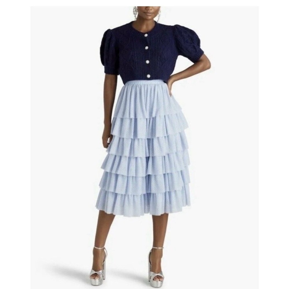 Hill House Tiered Lace Skirt